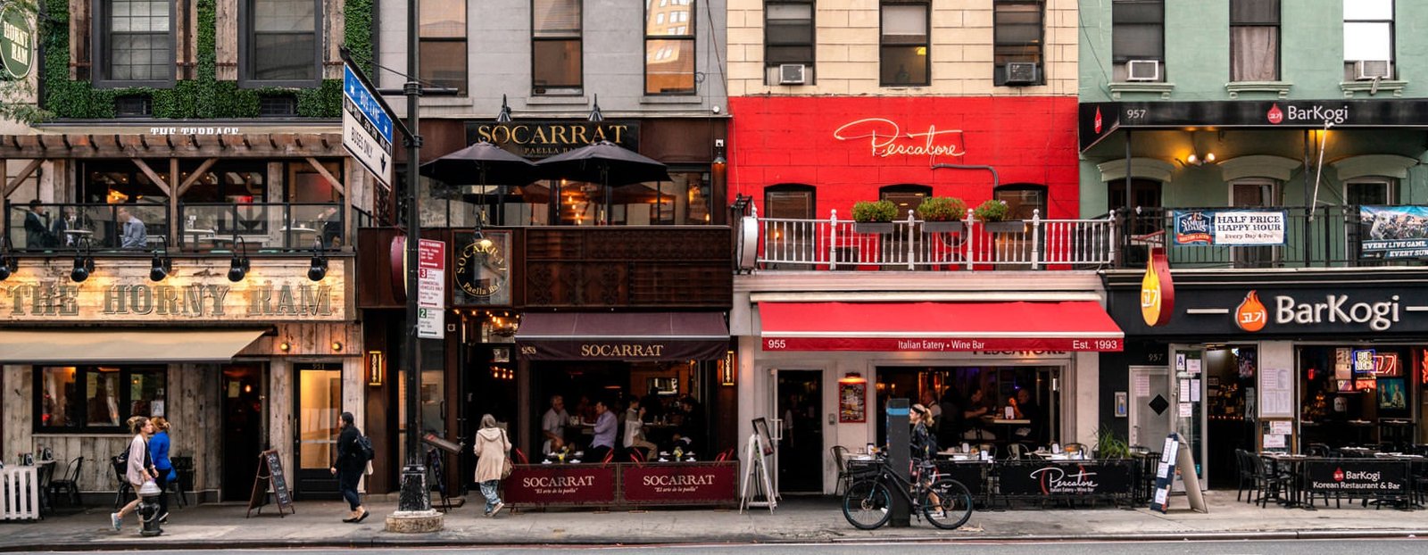 Establecimientos de las calles de nueva york